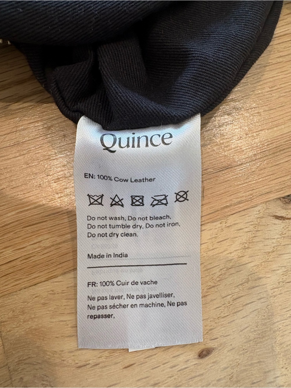 Quince Black Sloane Handwoven Mini Shoulder Bag - Picture 11 of 15